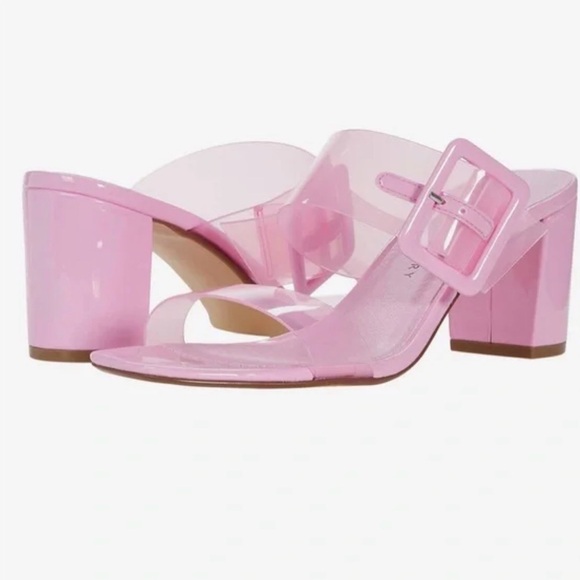 Chinese Laundry Shoes - New Chinese Laundry Yippy Block Heel Sandals in Pink Vinyl